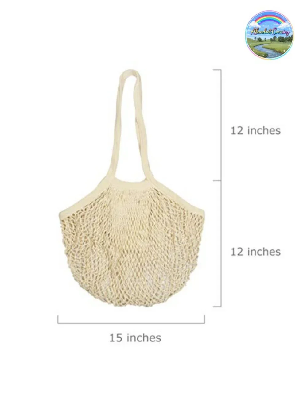 Reusable Organic Cotton Mesh Produce & Onion Storage Bags, Eco-Friendly